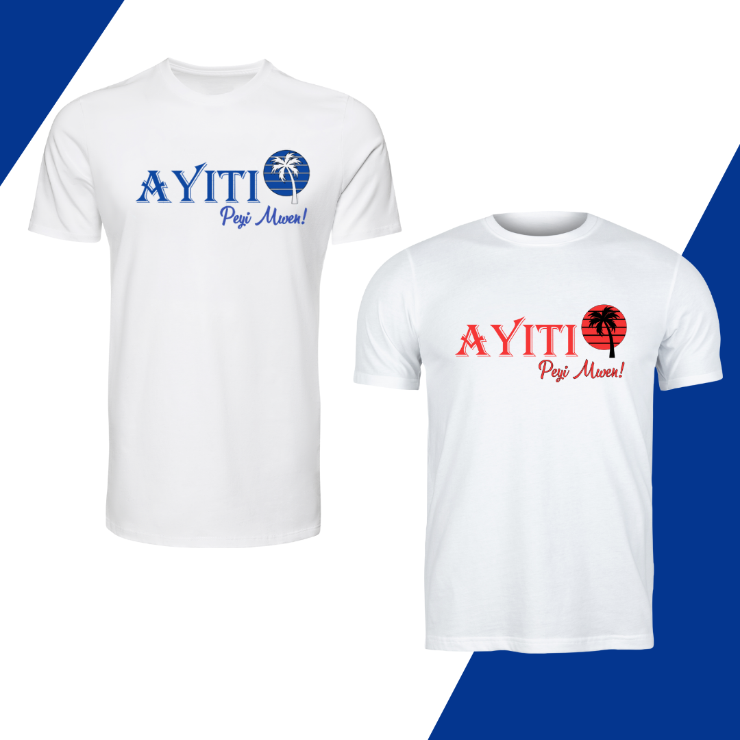 Ayiti Peyi Mwen! Men’s T-Shirt – Custom Logo Color