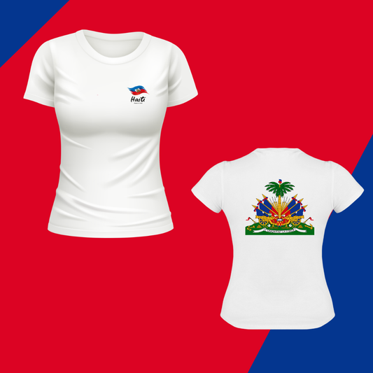 Women's Haiti Coat of Arms T-Shirt