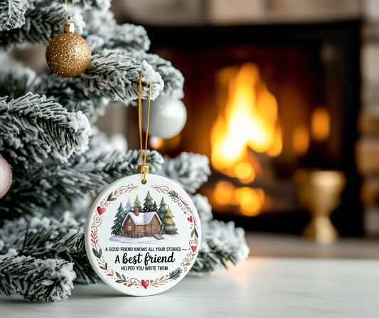 Best Friend Christmas Ornament
