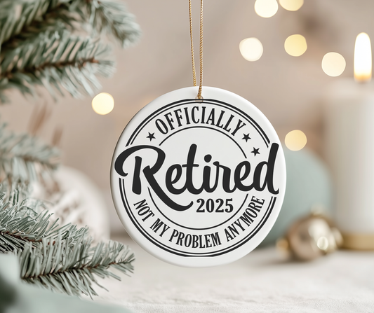 Officially Retired 2025 – Ceramic Ornament