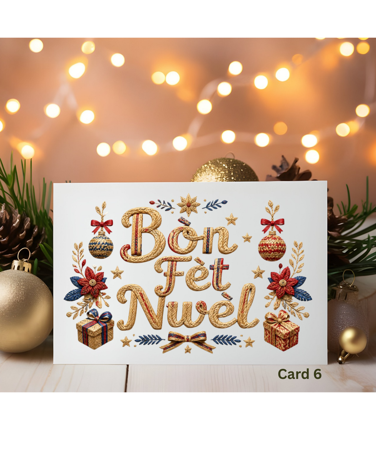 Gold & Woven Nwèl Card Collection – Pick Your Own
