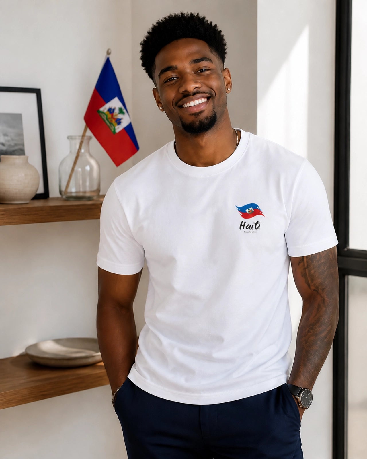 Men's Haiti Coat of Arms T-Shirt