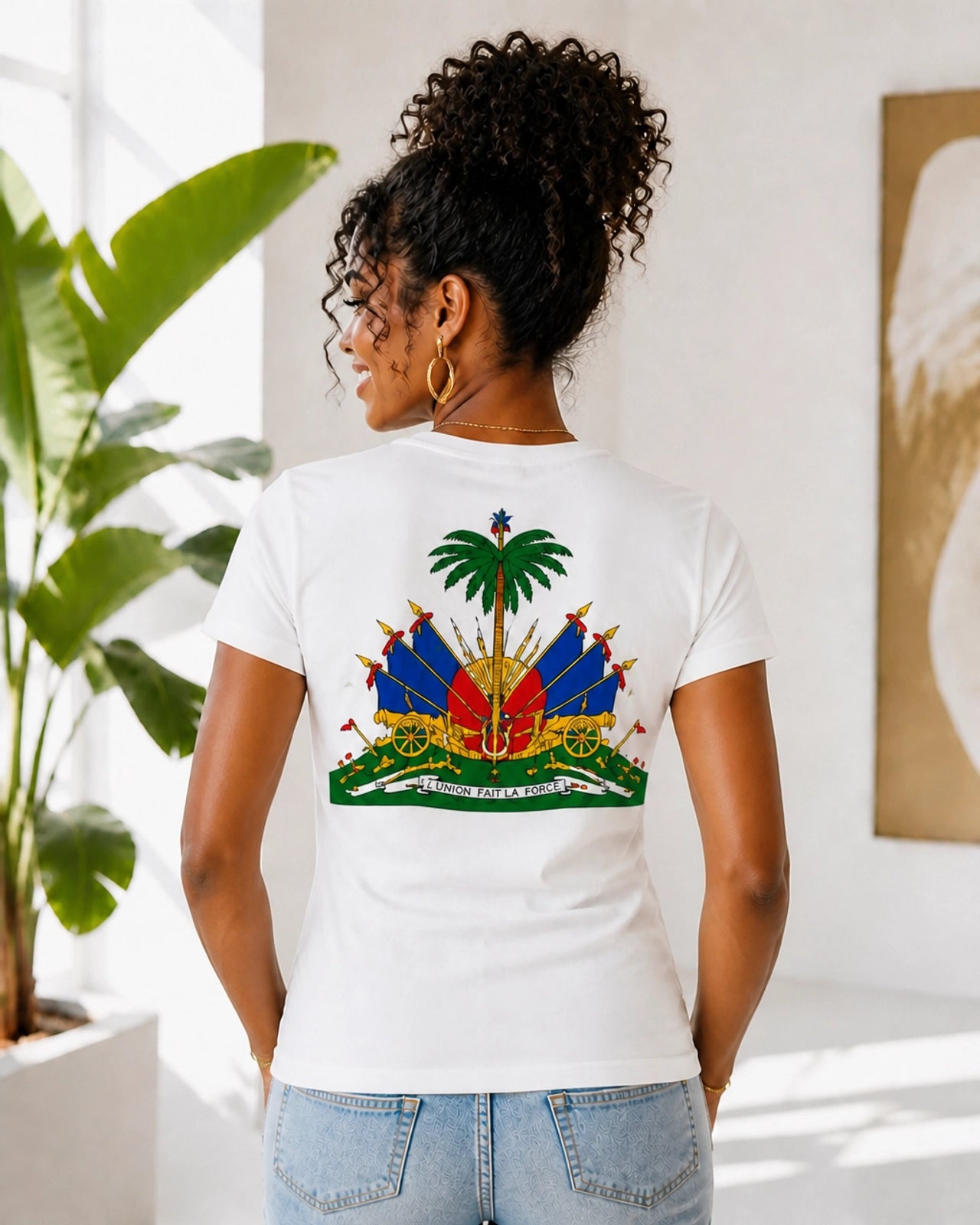 Women's Haiti Coat of Arms T-Shirt