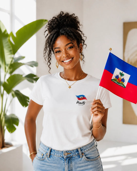 Women's Haiti Coat of Arms T-Shirt
