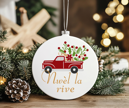 Nwèl La Rive Ceramic Ornament – Haitian Christmas Tree Decoration